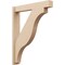 Ekena Millwork 5 1/2-in W x 30-in D x 38-in H Funston Block Rough Cedar Woodgrain TimberThane Outlooker, Primed Tan OUTUR055X30X38FST44RCPR - alternate 1